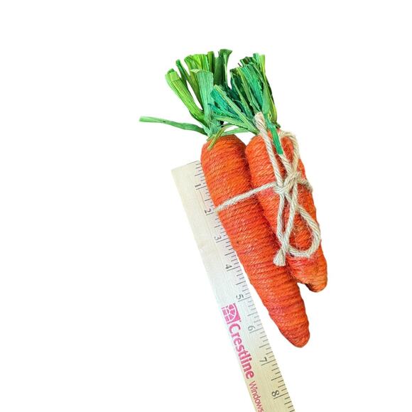 Easter Bunny Twine Raffia Faux Carrots Farmhouse Decor Multiple Sizes Spring - Picture 3 of 7